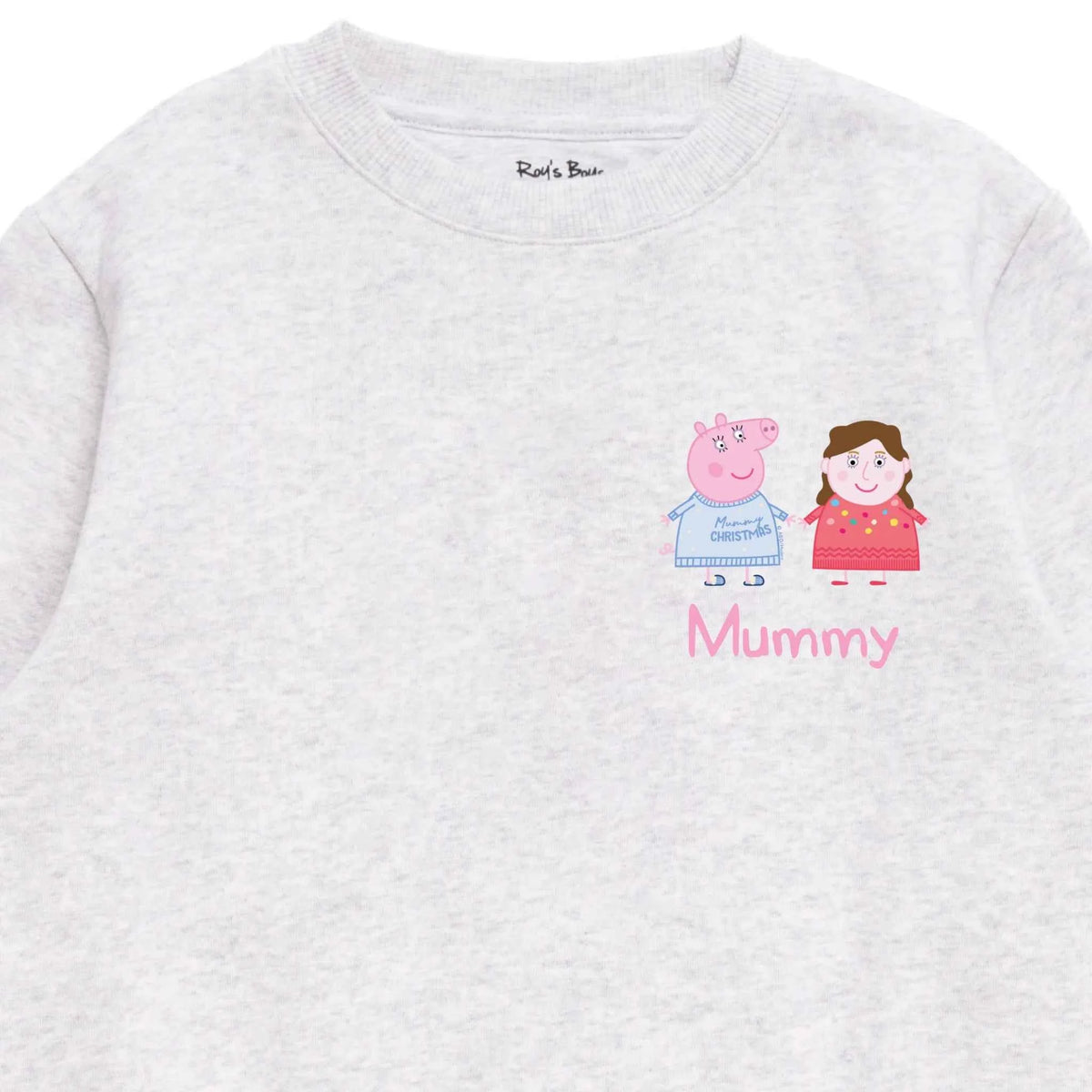 Personalised Person Christmas Peppa Pig Adult Sweatshirt