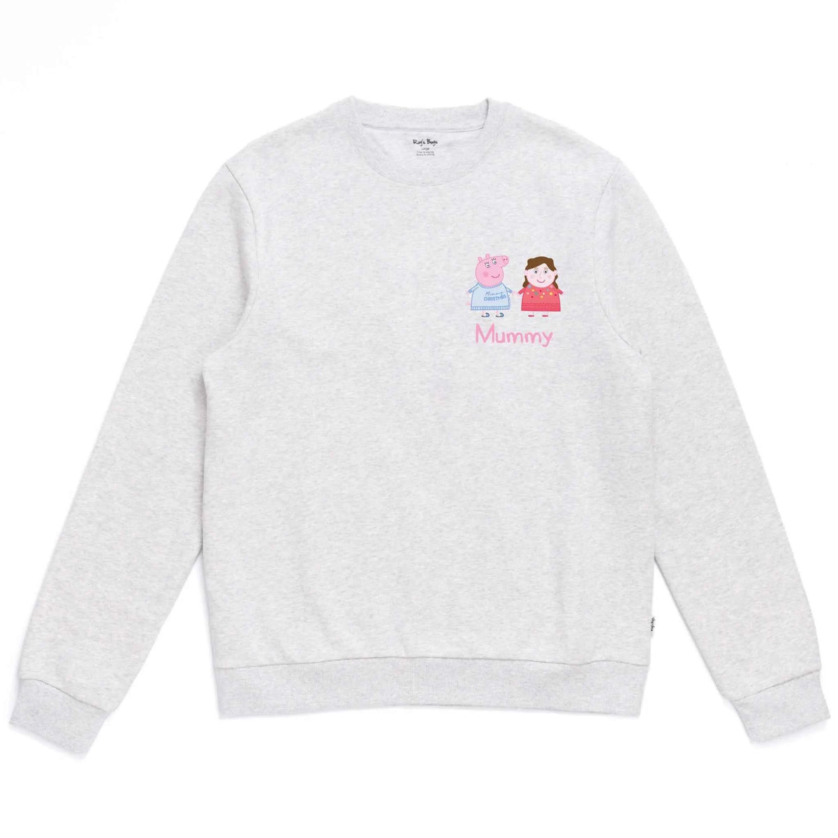 Personalised Person Christmas Peppa Pig Adult Sweatshirt