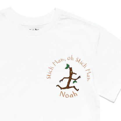 Personalised Stick Man Badge Kids&