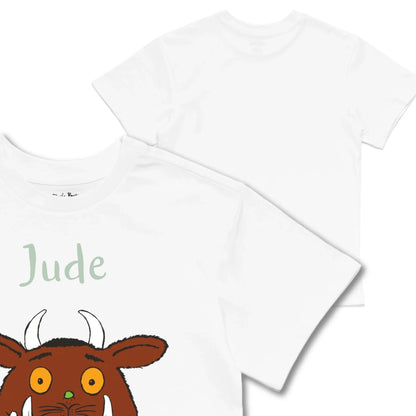 Kids TSHIRT Main Image Front and Back_White frontback back view