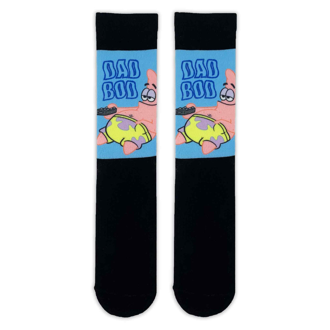 SpongeBob SquarePants Patrick Dad Bod Printed Adult Socks - Roy&