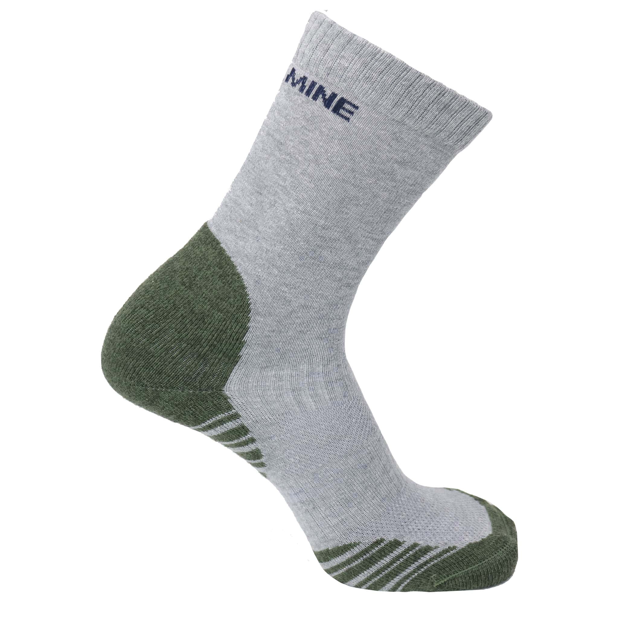 Tread Light Grey/Green with COOLMAX® and Merino