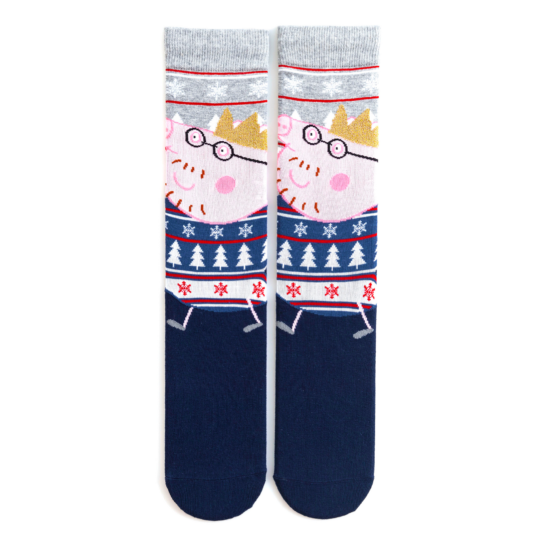 Daddy Pig Christmas Adult Socks