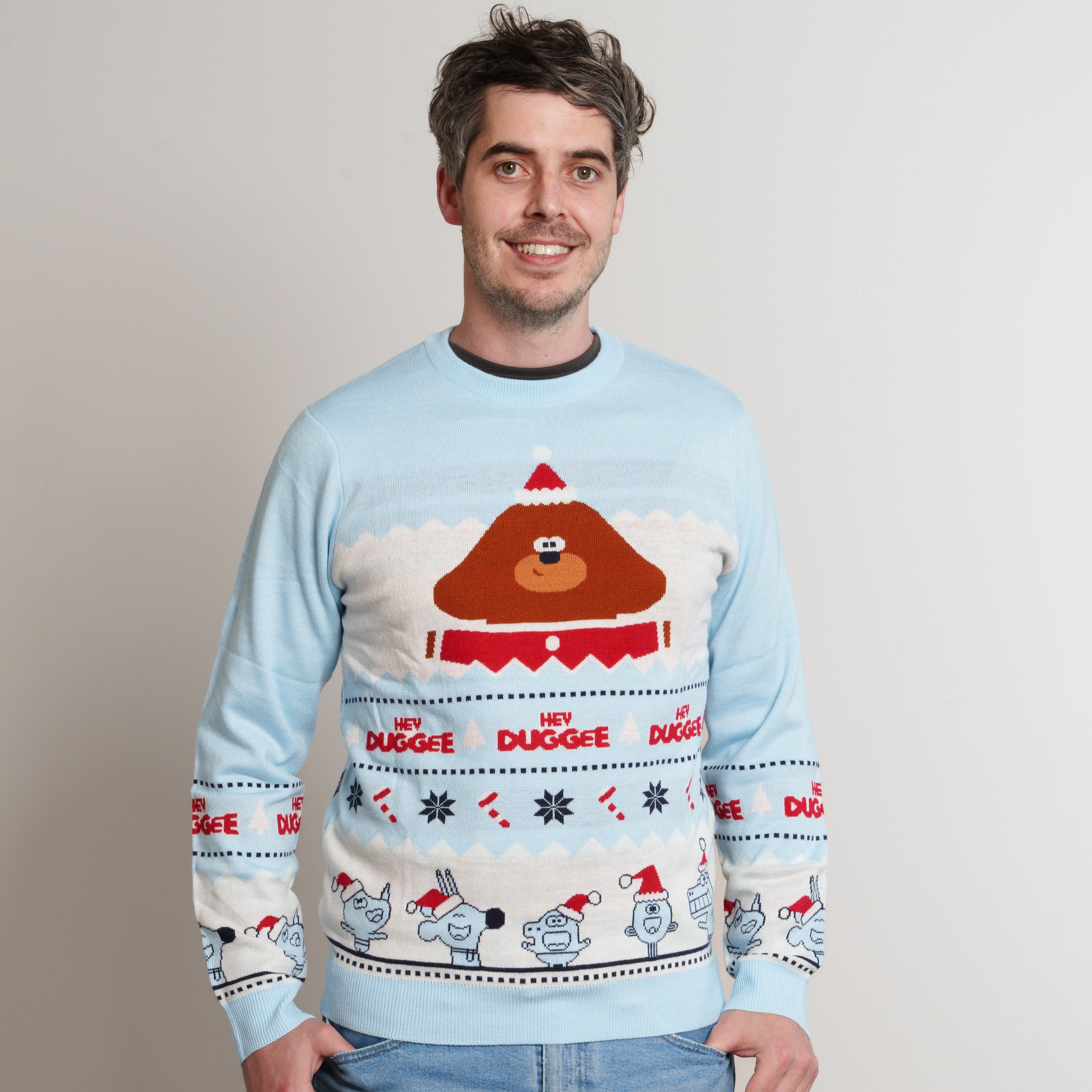 Hey Duggee Adults Knitted Christmas Jumper