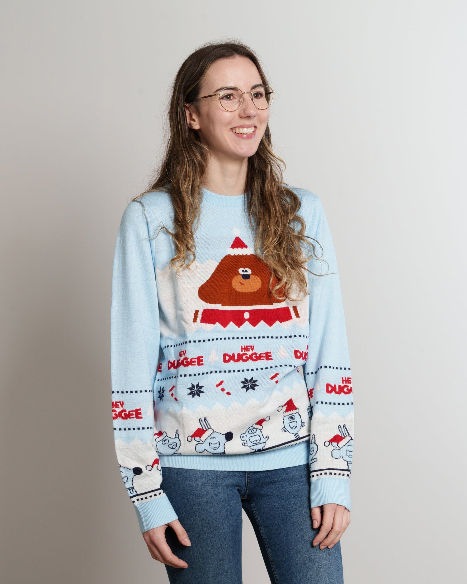 Hey Duggee Adults Knitted Christmas Jumper