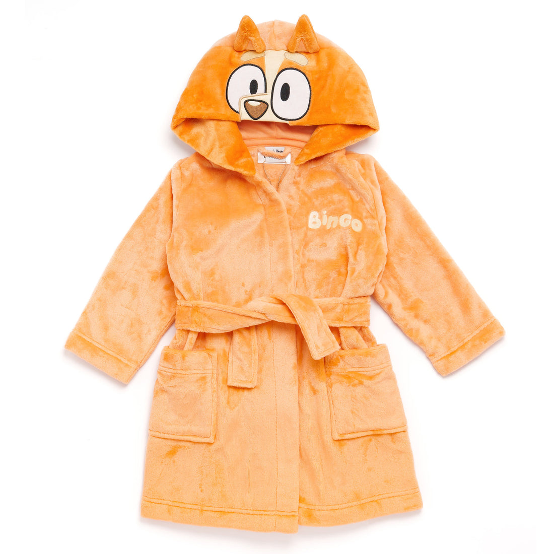 Front profile of Bingo dressing gown