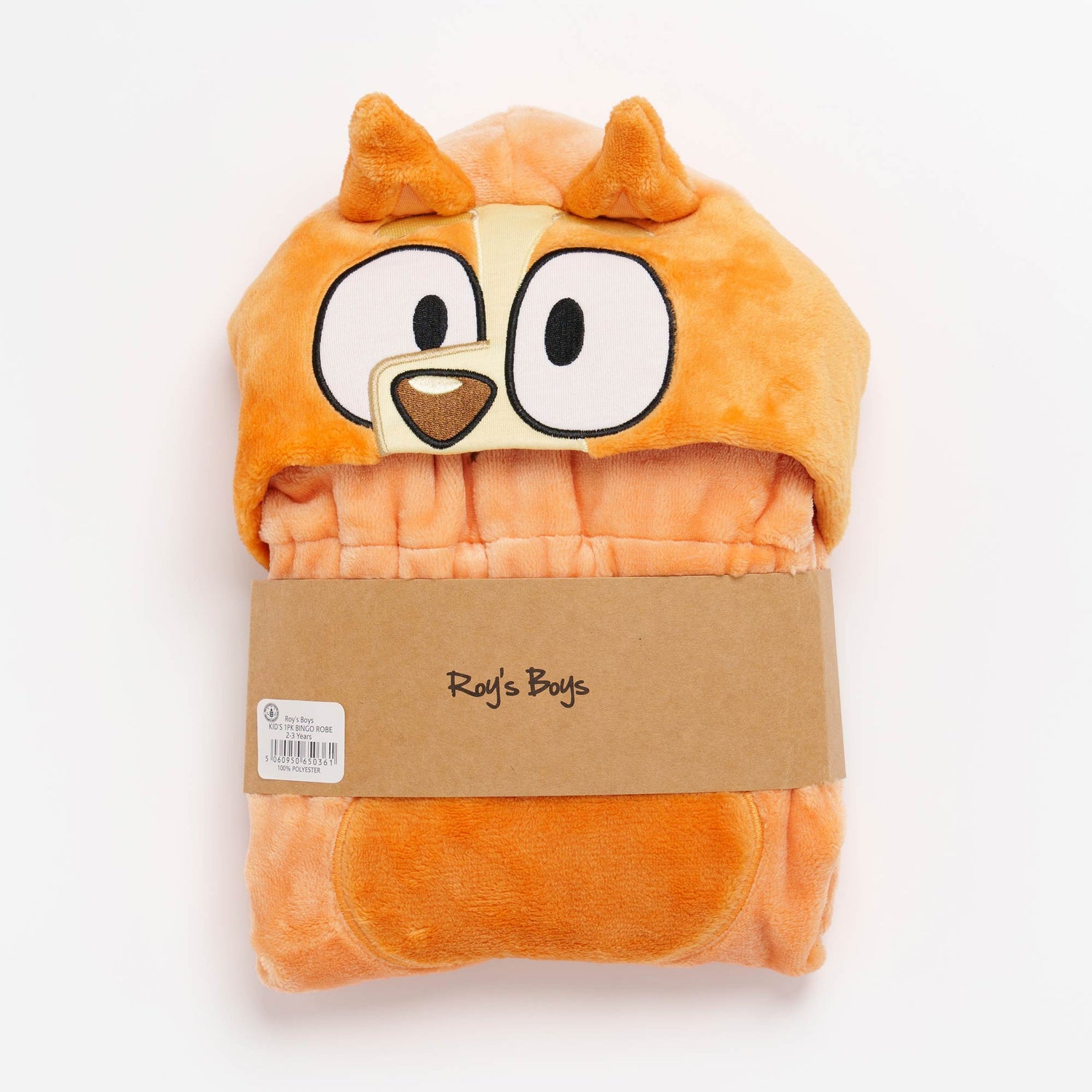 Bingo dressing gown in its packaging