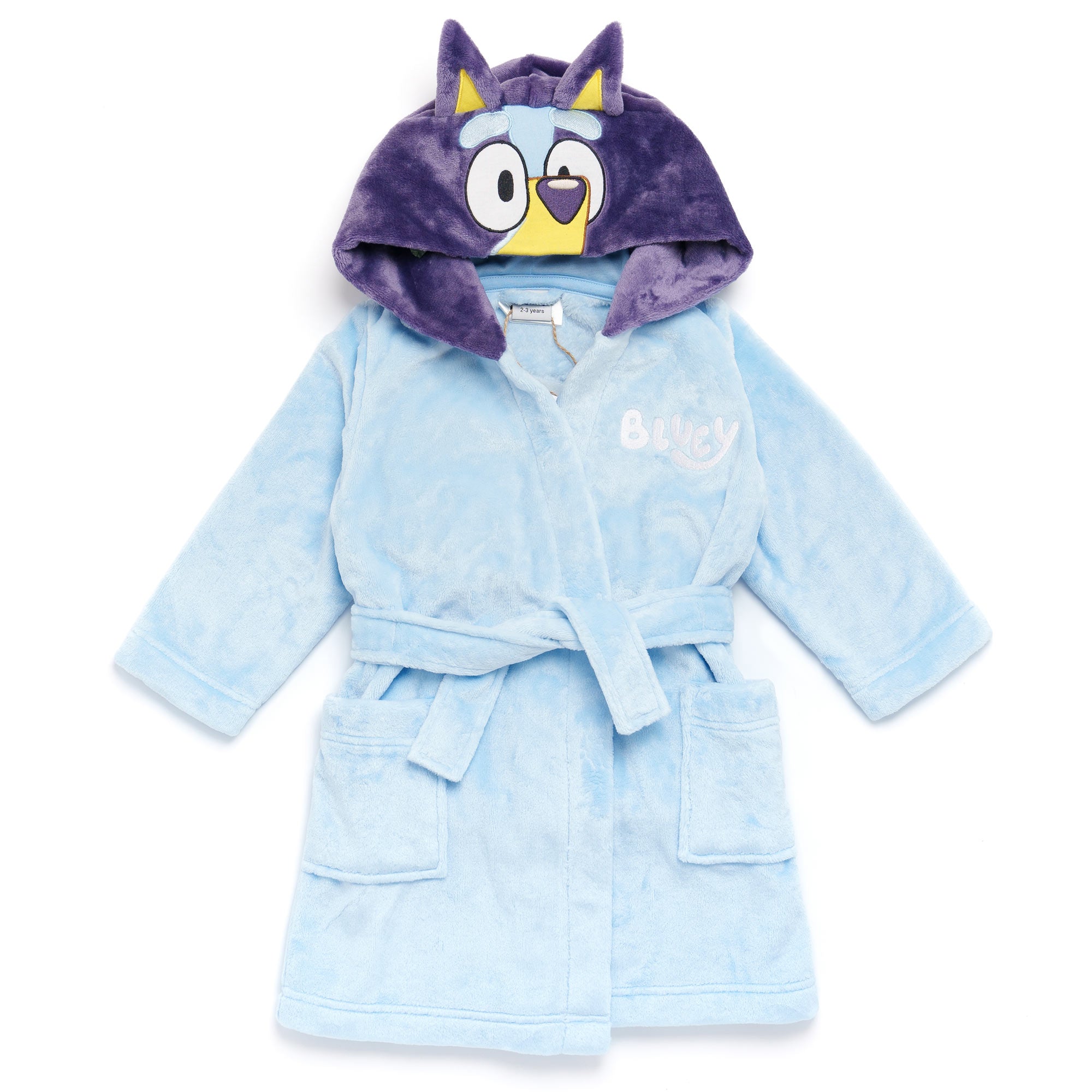 Front profile of Bluey dressing gown