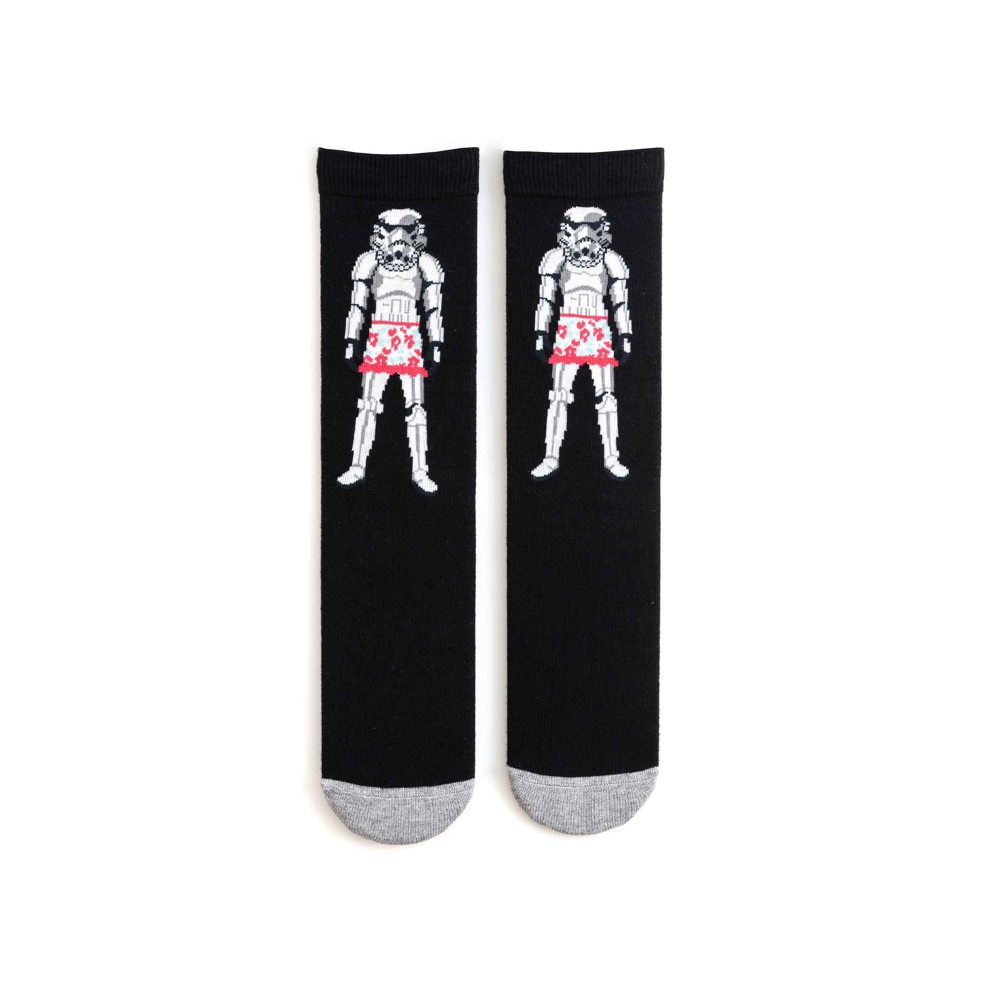 Stormtrooper Wearing A Skirt Adult Socks