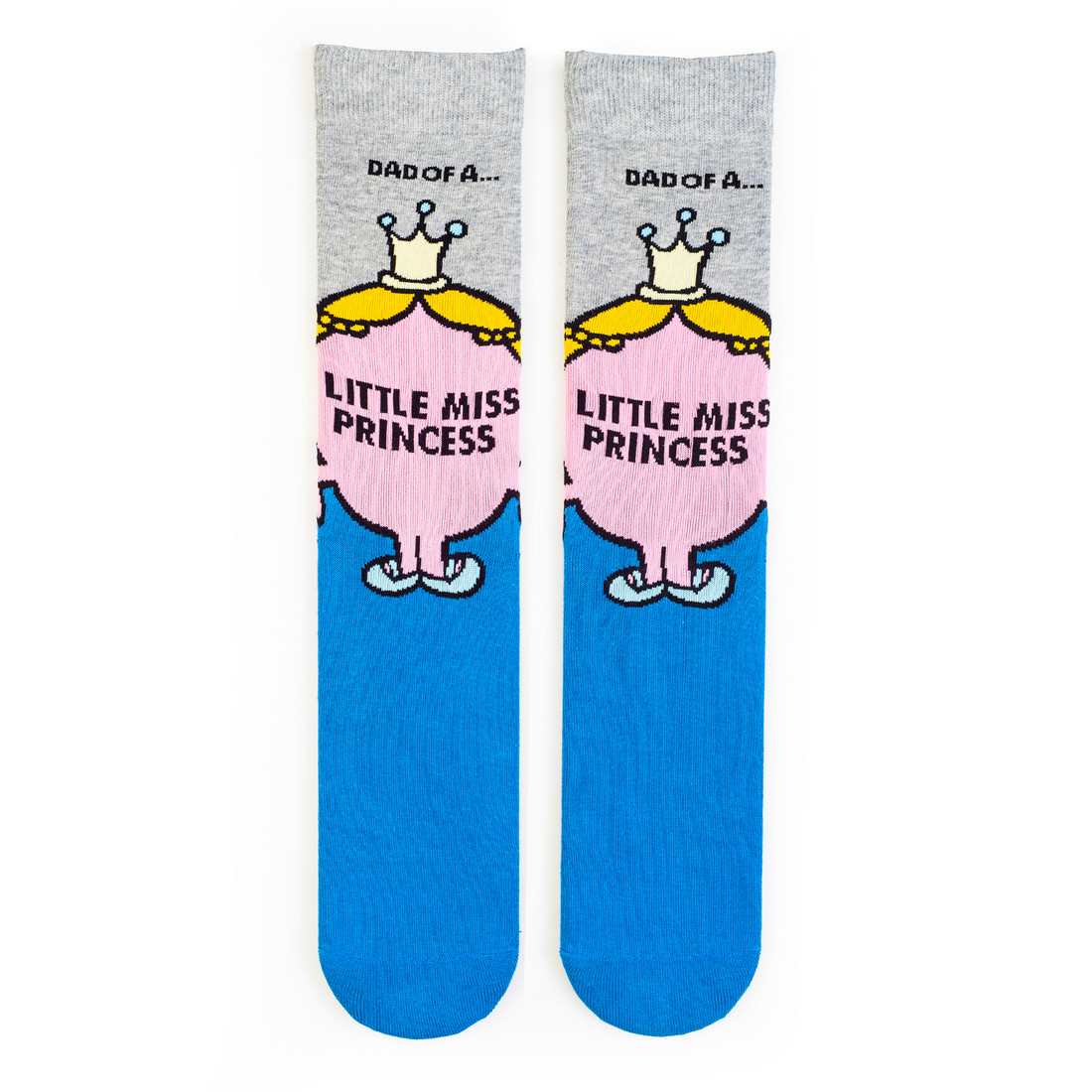 Dad of a Little Miss Princess Adult Socks - Roy&