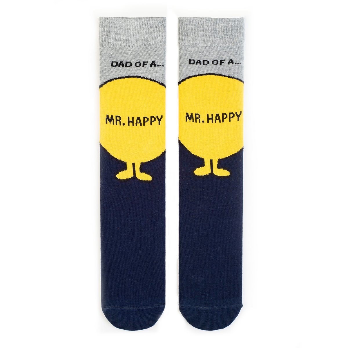 Dad of a Mr Happy Adult Socks - Roy&