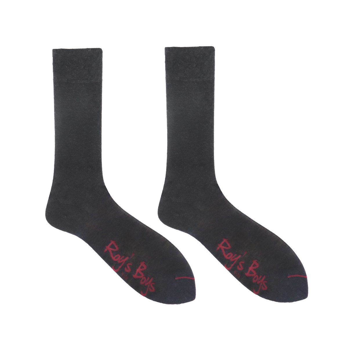Dark Grey Marl Luxury Cashmere Blend Socks - Roy&