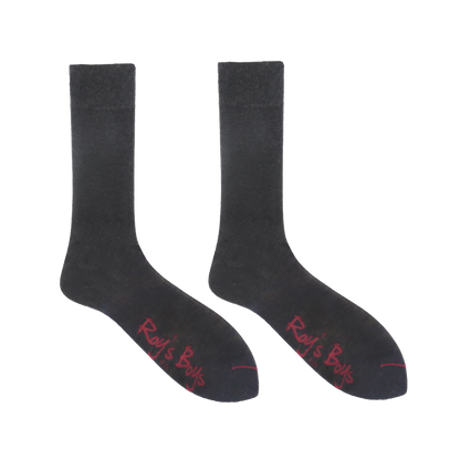 Dark Grey Marl Luxury Cashmere Blend Socks - Roy&