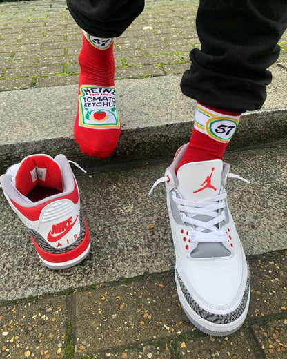 Heinz Tomato Ketchup Adult Socks