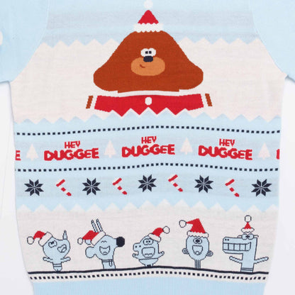 Hey Duggee Adults Knitted Christmas Jumper - Roy&