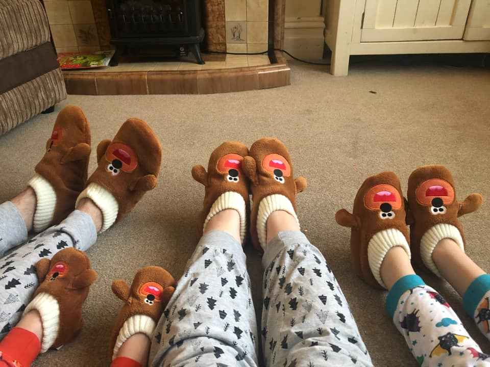 Hey Duggee "Dad" Slipper Socks