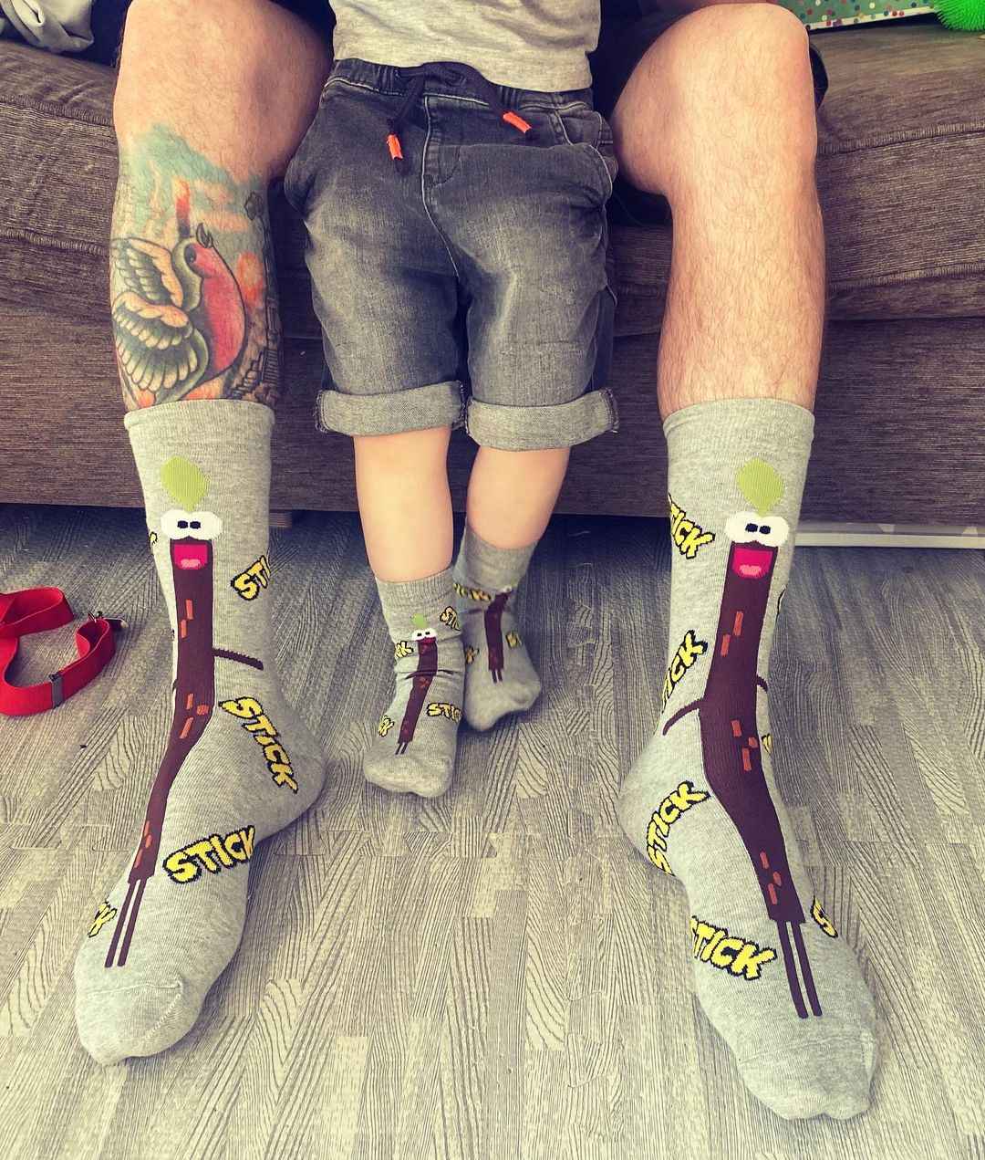 Hey Duggee Stick "Dad" Adult Socks