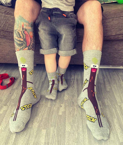 Hey Duggee Stick "Dad" Adult Socks