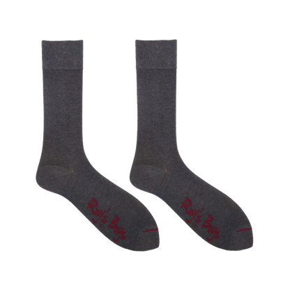 Light Grey Marl Luxury Cashmere Blend Socks - Roy&