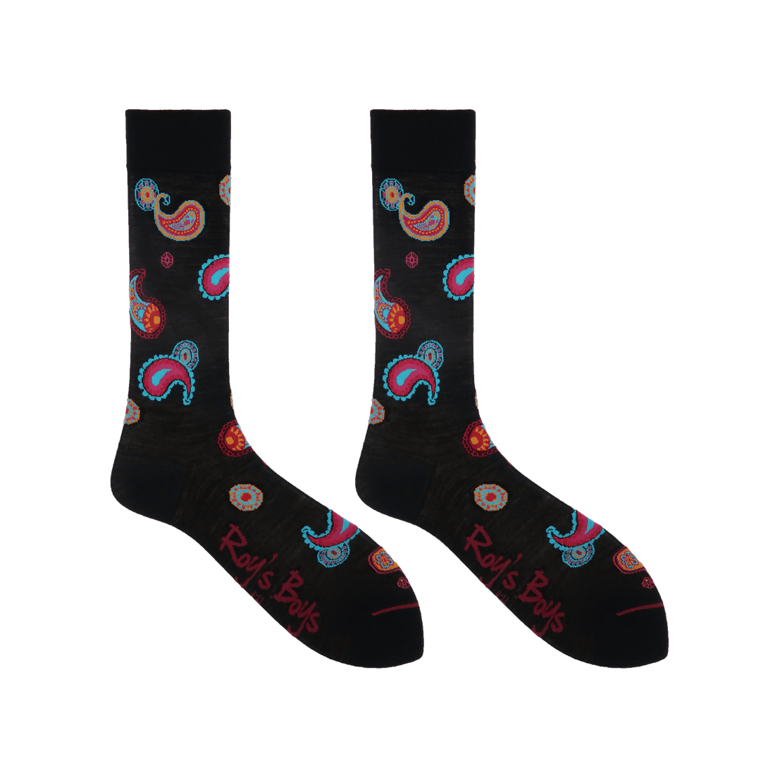 Multi Paisley Premium Socks - Roy&