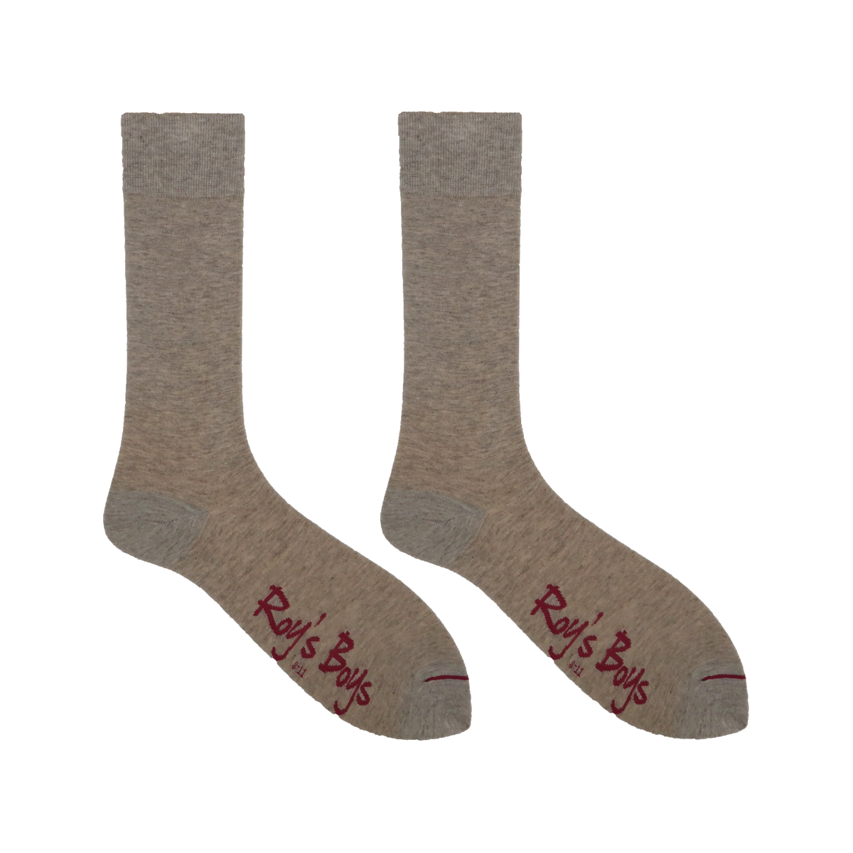 Oatmeal Marl Luxury Cashmere Blend Socks - Roy&